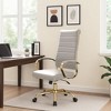 LeisureMod Benmar High-Back Leather Office Chair with Swivel, Tilt, Adjustable Height, Ergonomic Design for Home Office, Study, or Workspace - 2 of 4
