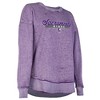 NBA Sacramento Kings Women's Burnout Crew Neck Fleece Sweatshirt - 3 of 4