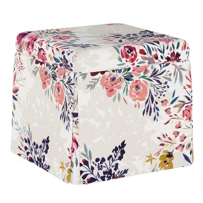 target floral ottoman