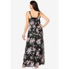 Roaman's Women's Plus Size Romantic Ruffle Dress - 3 of 4