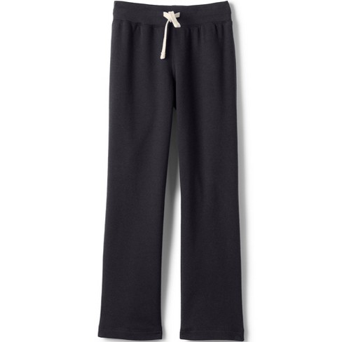 Lands' End School Uniform Kids Sweatpants - X-Small - Black