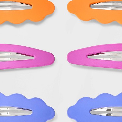 Large Soft Touch Snap Clips - 6pk - Cat & Jack - image 3