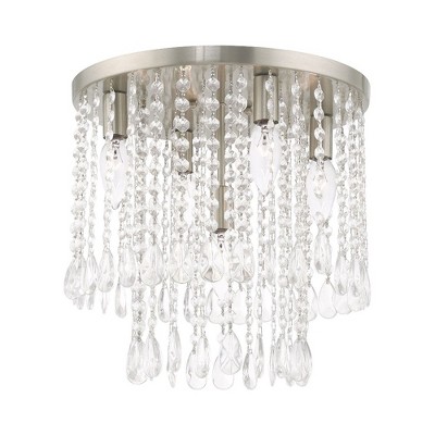 Livex Lighting Elizabeth 5 - Light Flush Mount in  Brushed Nickel