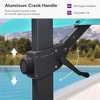 PURPLE LEAF Cantilever Telescopic Umbrella for Swimming Pool, Patio, Porch, Garden - 3 of 4