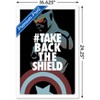 Trends International Marvel Comics - Falcon - Take Back the Shield Framed Wall Poster Prints - 3 of 4