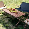 SUGIFT 47in Portable Aluminum Alloy Camping Table Lightweight Foldable with Storage Bag 110 lbs Capacity - 4 of 4