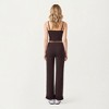 Anna-Kaci Active Women's High Waist Wide Leg Sweatpants with Ruffle Hem Detail - 3 of 4
