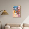 Art Remedy Te Veo Retro Abstract Wall Art Framed - 2 of 4