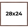 PosterPalooza | Classic Modern Brown Picture Frame - UV Acrylic, Backing Board, Hanging Hardware Included - 2 of 4