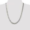 Black Bow Jewelry Mens 8.25mm Sterling Silver Square Solid Byzantine Necklace - 2 of 4