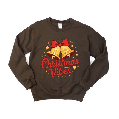 Simply Sage Market Women's Graphic Sweatshirt Christmas Vibes Bells
