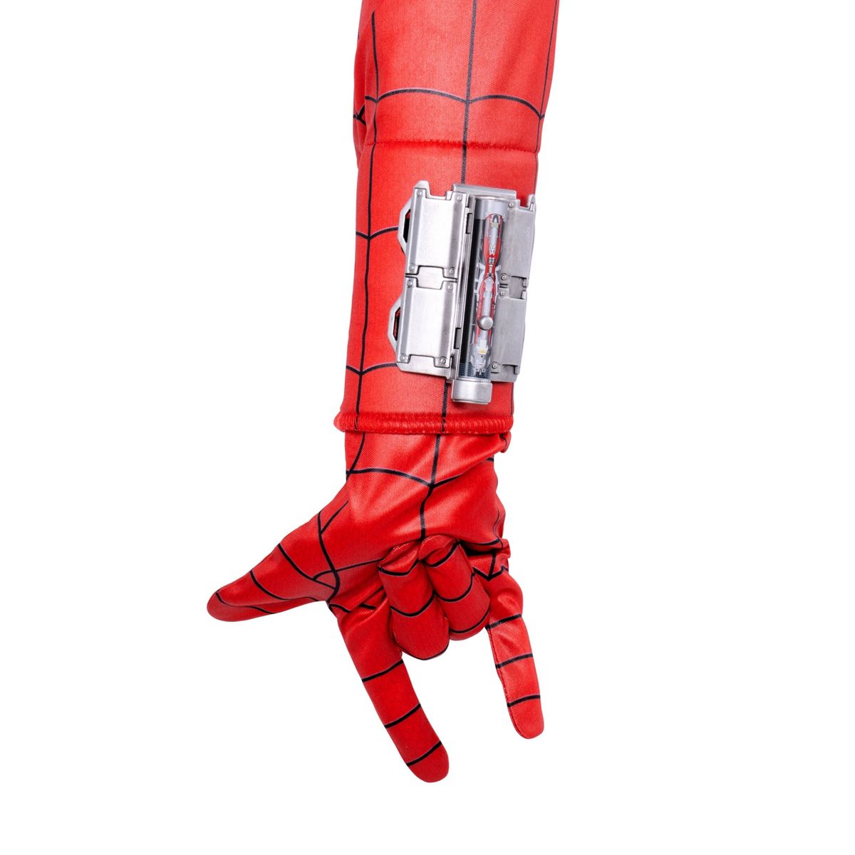 Marvel Kids' Spider-Man Light-Up Web Halloween Costume Jumpsuit - thumbnail 7
