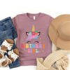 The Juniper Shop Birthday Girl Unicorn Youth Short Sleeve Tee - 4 of 4