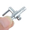 Unique Bargains Stainless Steel Single Way Aquarium Control Air Water Flow Lever Valve 2 Pcs - 2 of 3