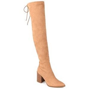 Journee Collection Womens Paras Stacked Heel Over The Knee Boots - 1 of 4