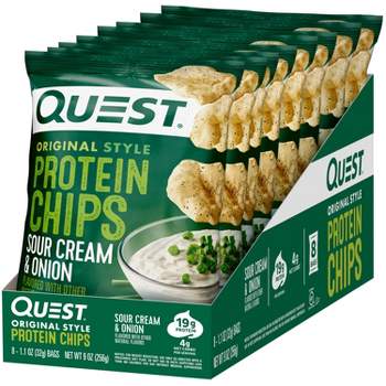 Quest Nutrition Sour Cream & Onion Chips - 1.1oz/8ct
