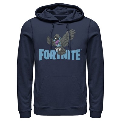 Men's Fortnite Raven Logo Pull Over Hoodie