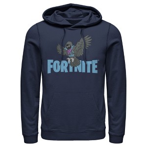 Men's Fortnite Raven Logo Pull Over Hoodie - 1 of 4