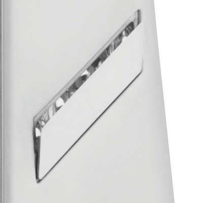9" Stainless Steel 4-Sided Grater with Soft-Grip Handle
