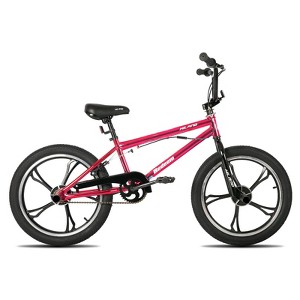 Hiland 20" Kids BMX Bike for Boys Girls, 360° Rotor Freestyle, 4 Pegs, 3/5 Spoked Wheel - 1 of 4