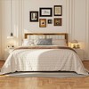 FUFU&GAGA Queen Size Acacia Wood Bed Frame with Upholstered Headboard and Storage Drawers Solid Wood Platform Bed Platform Bed - 2 of 4