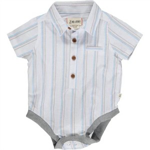 Gender Neutral Kid's Helford Woven Onesie - ME & HENRY - 1 of 1