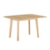 NicBex Dining Table 35.4" Modern Foldable Dining Table with Rubber Wooden Legs for Kitchen, Dining Room - 4 of 4