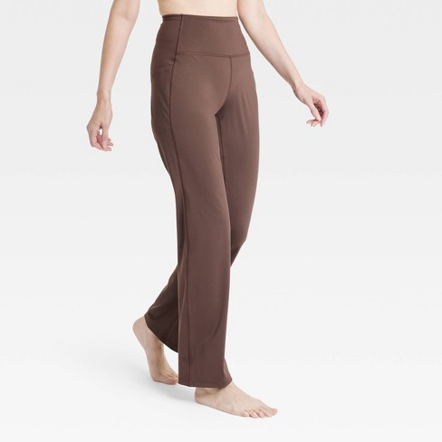 Women's Flex Woven Mid-rise Cargo Joggers - All In Motion™ Taupe