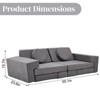 Karl Home 14PCS Fold Out Kids Couch Modular Kids Couch for Playroom in Gray - 2 of 4