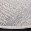 Mila MIL234 Power Loomed Indoor Area Rug - Beige/Blue - 6'7" Round- Safavieh - 3 of 3