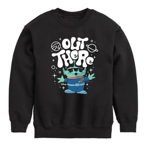 Boys' - Disney - Out There Graphic Long Sleeve Fleece Sweatshirt - 1 of 4