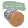 Elanze Designs Open Daily Grey X-Large Cork Bottom, Kitchen Counter, Ceramic Stoneware, Coffee, Tea and Hot Chocolate, Machine Brewing, K Capsule Pod - 3 of 4