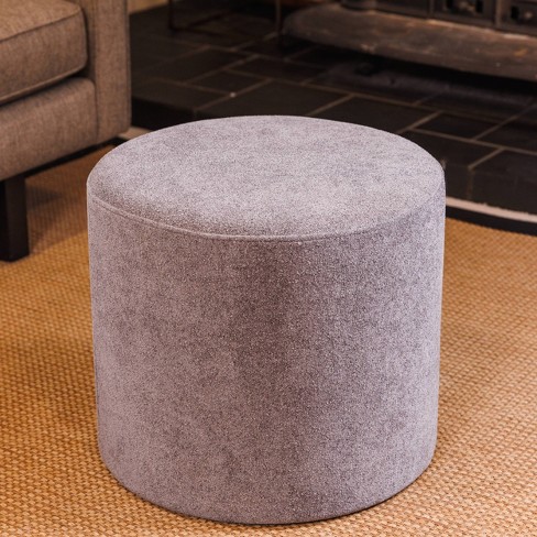 19" Round Pouf Ottoman - WOVENBYRD - image 1 of 4