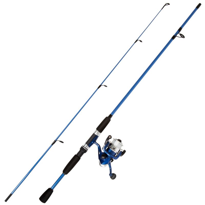 Leisure Sports Kids' 65" Fishing Rod and Reel Combo With Size 20 Spinning Reel - Sapphire Blue Metallic Finish, 2 of 6