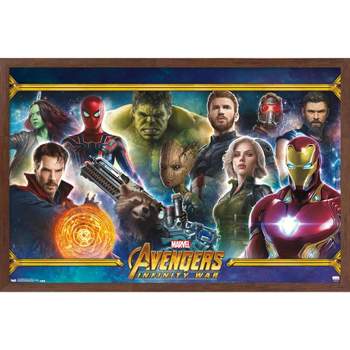 Trends International Marvel Cinematic Universe - Avengers - Infinity War - Team Framed Wall Poster Prints