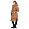 Women's Long Puffer Jacket Coat with Hood - S.E.B. By SEBBY - 2 of 4