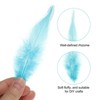 Unique Bargains DIY Dream Catcher Earrings Saddle Hackle Rooster Feathers 50 Pcs - 3 of 4