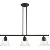 Livex Lighting Moreland 3 - Light Chandelier in  Black - 4 of 4