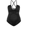 Women's Plus Size Chiara 1 Piece - black | CITY CHIC - 3 of 4