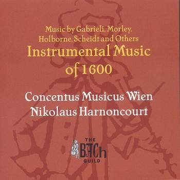 Concentus Musicus & Harnoncourt - Instrumental Music from the Year 1600 (CD)
