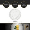 LunaLulinlk (2 pack) Stoneware Dinner Plate, Grey Marble Collection - 3 of 4