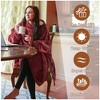 Catalonia Oversized Hoodie Sweatshirt Cape, Casual Hoodie Cape, Batwing Coat Pullover Blanket | Fluffy Fleece, Comfortable, Roomy | for Adults - 2 of 4