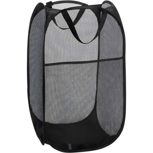 Kitcheniva Foldable Mesh Popup Laundry Hamper Black - 1 of 3