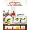 VEVOR 0.8 Gallon Beverage Dispenser,Glass Juice & Drink Dispenser with No-Drip Spigot and Lid,Perfect for Parties,Restaurants,Hotels,Iced Tea&Lemonade - 4 of 4