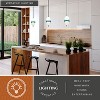 VAXCEL Somerset LED Bronze Mini Pendant Ceiling Light Blue and White Glass - 3 of 4