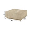 Deon Beige Travertine Coffee Table - 2 of 4
