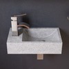 ALFI ABCO108 16Inch Small Rectangular Solid Concrete Gray Matte Wall Mounted Bathroom Sink - 4 of 4