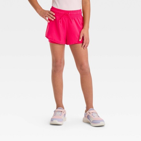 Girls' Gym Shorts - All In Motion™ Blue L : Target