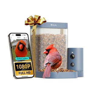 Birdfy Smart Bird Feeder Rookie - 1080P HD, 60FPS High-Frame Video for Slow-Motion Clips, AI Bird Recognition, Night Vision, Free Cloud Storage - 1 of 4