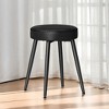 Simple Chair Vanity Chair Dining Bench Barrel Chairs Vanity Stool Chair Roman Chair Upholstered Dining Bench Circle Chair - 3 of 4